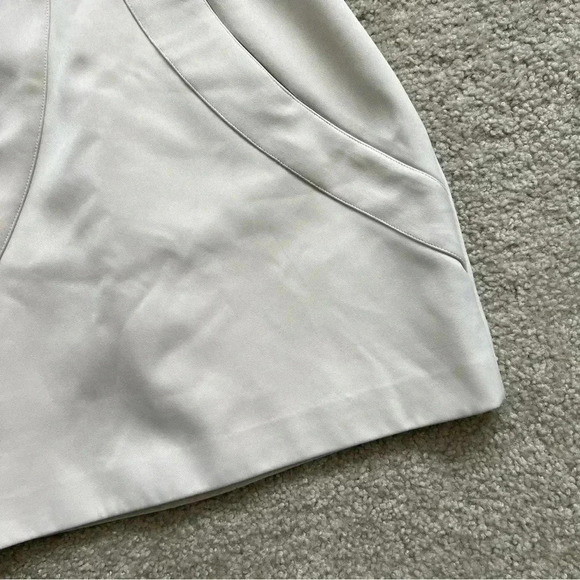 StyleStalker Cut Out Mini Short Dress Cream Women’s Size Small Pockets - Picture 15 of 16